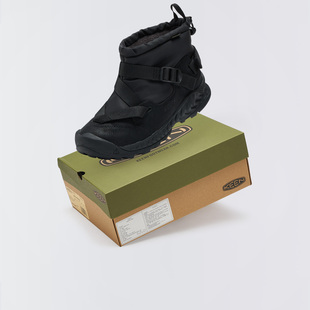 Keen/科恩 Hoodzerra II 女士抗水保暖加绒绑带雪地靴短靴1029653