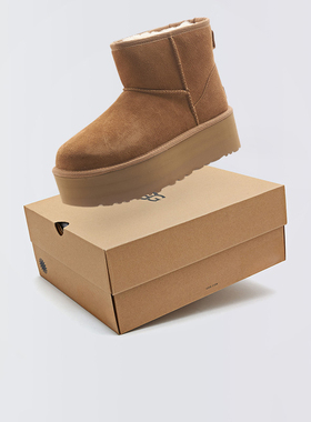 UGG Classic Mini Platform女士休闲厚底短靴雪地靴1134991-CHE