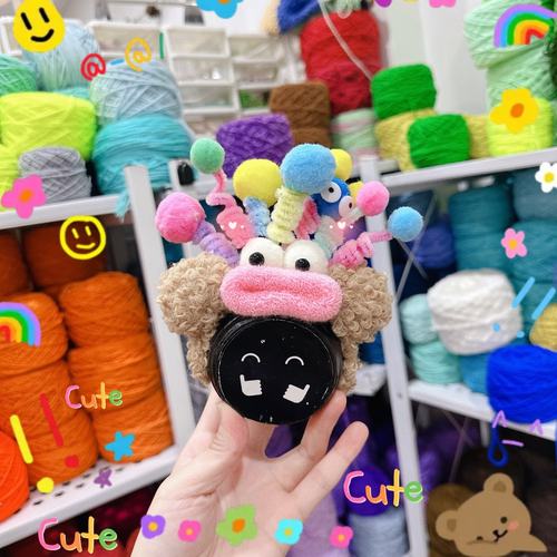 适用蔚来nomi帽子机器人es6/et5/es7汽车用品et7内装饰香肠嘴发箍