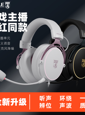 宾果利维坦2头戴式耳机游戏电竞专用难言同款吃鸡有线带降噪耳麦