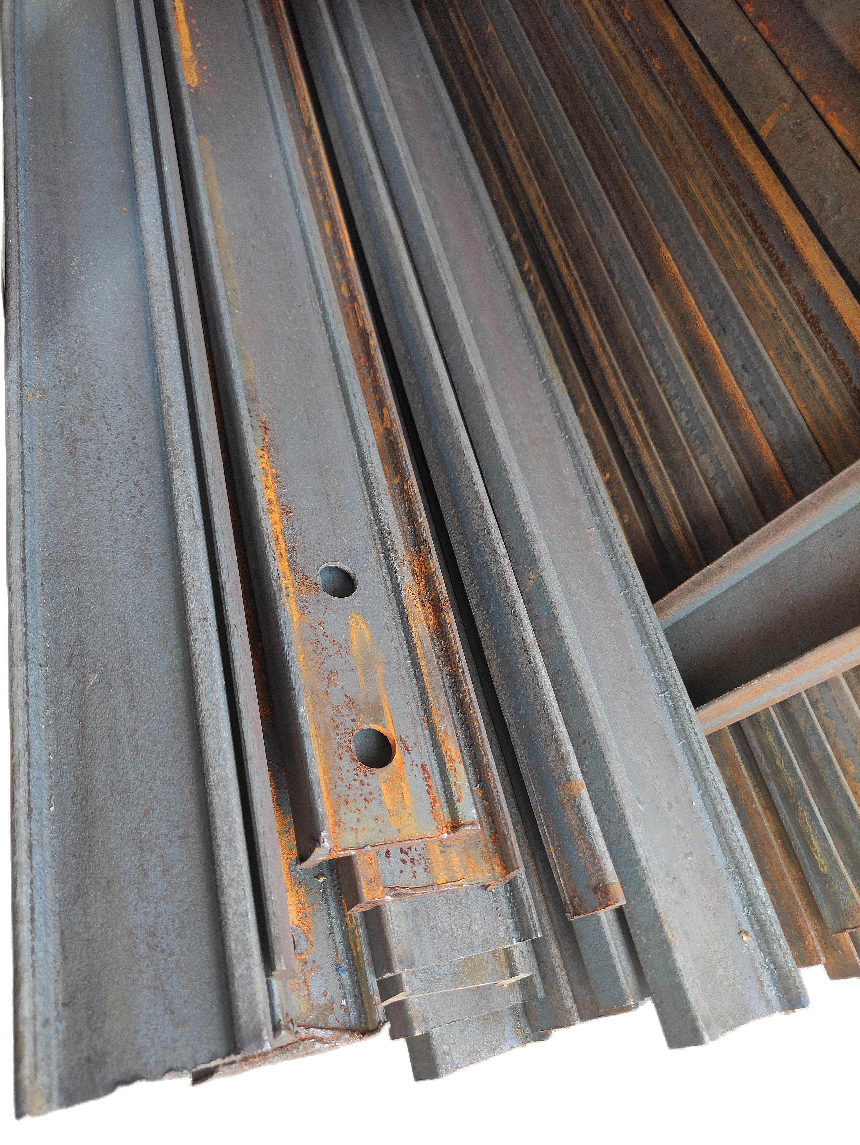 通用伸缩门路轨铁轨钢轨道火车轨平移门电动门镀锌钢轨