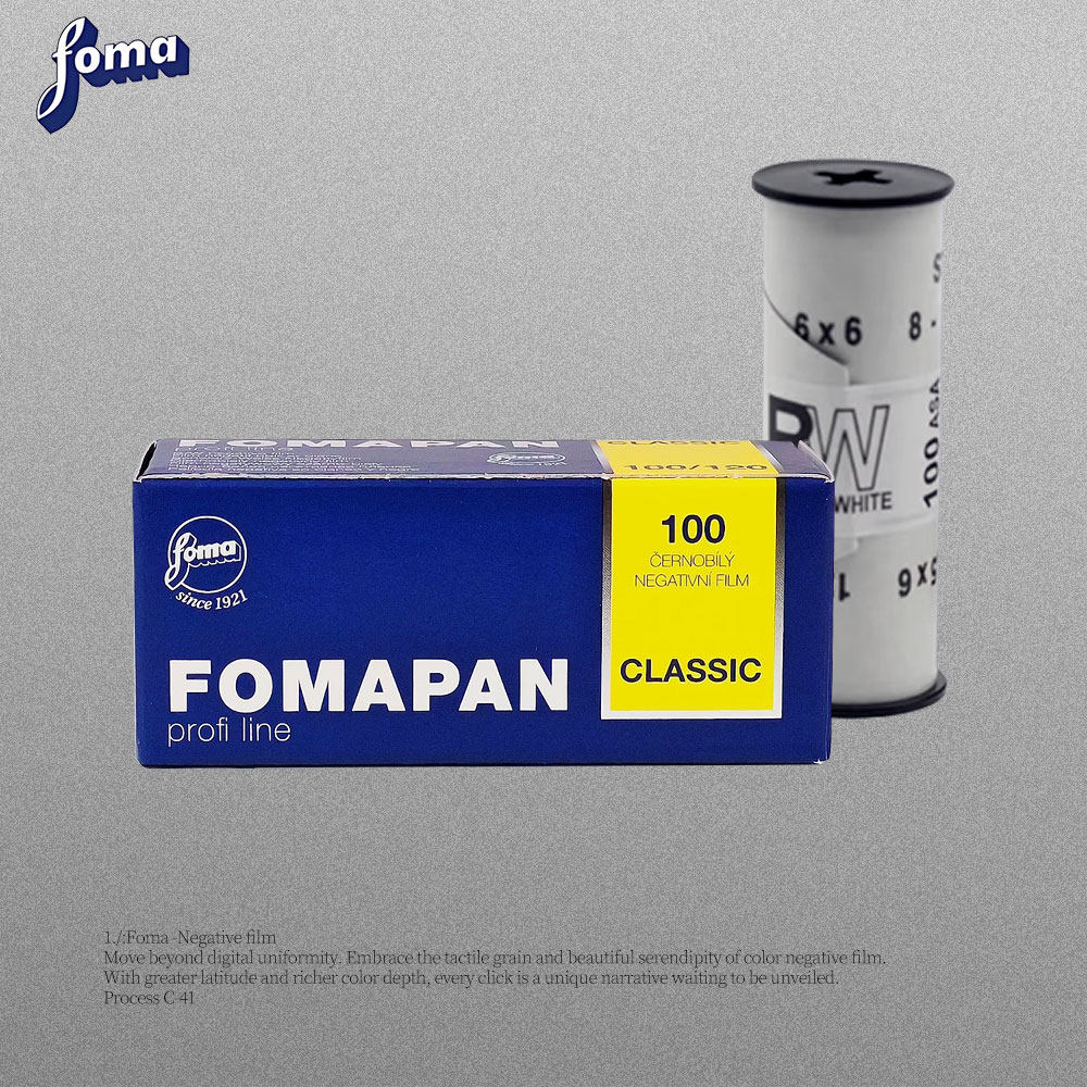 foma福马PAN100度200度400度黑白中画幅胶卷120胶卷图片