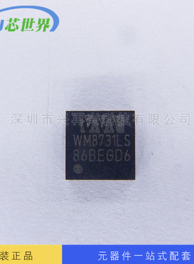 音频放大器IC WM8731LS QFN28 全新原装正品现货 元器件配单