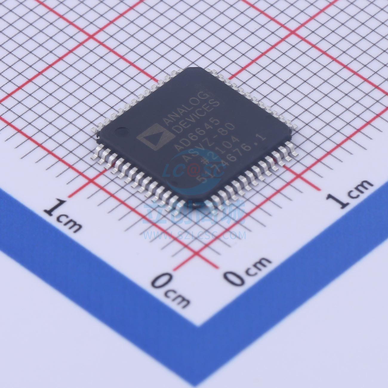 原装 AD6645ASVZ-80 ADI/亚德诺 TQFP-52 模数转换芯片