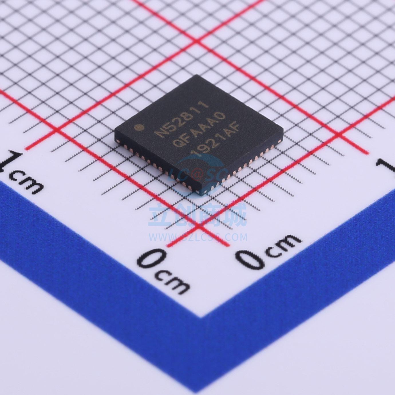 原装 NRF52811-QFAA-R NORDIC QFN-48 无线收发芯片
