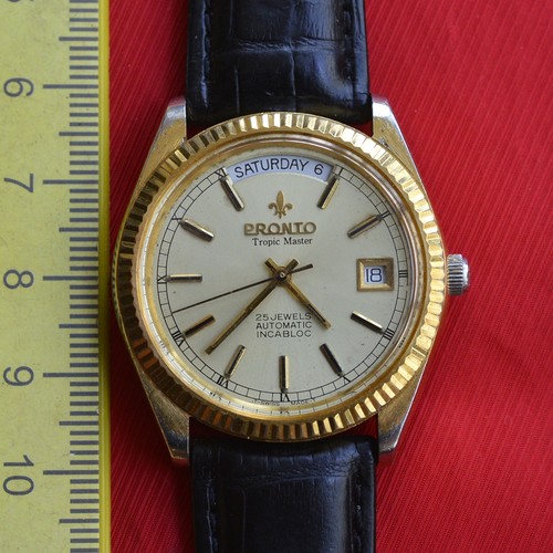 瑞士镀金全自动机械手表