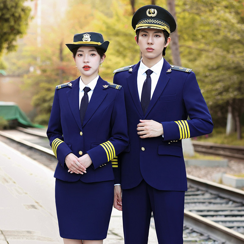 单件/套装男女工装制服西服高铁乘务员保安军乐团服装物业秩序服