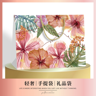 时尚精美礼品袋服装店大号手提袋节日送礼购物袋高颜值礼品袋高级