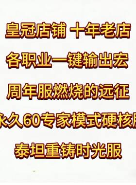 魔兽世界时光服各职业GSE一键宏