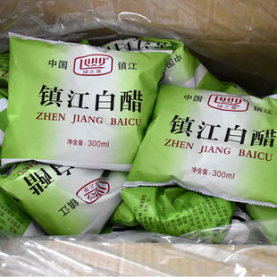 镇江白醋袋装300ml*30袋洗脸除垢家用足浴泡脚白醋多省包邮
