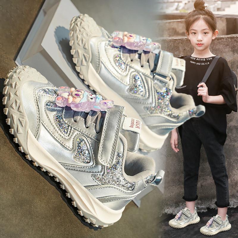 官网C&K拉布布女童老爹鞋2025新款秋季跑步儿童鞋子女孩运动鞋潮