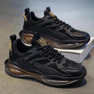 莆田男鞋秋冬季爆米花减震耐磨超轻跑鞋男款学生休闲运动老爹潮鞋