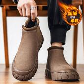 冬季 马丁棉鞋 翻毛皮复古百搭高帮板鞋 加绒保暖工装 男士 欧洲站男鞋