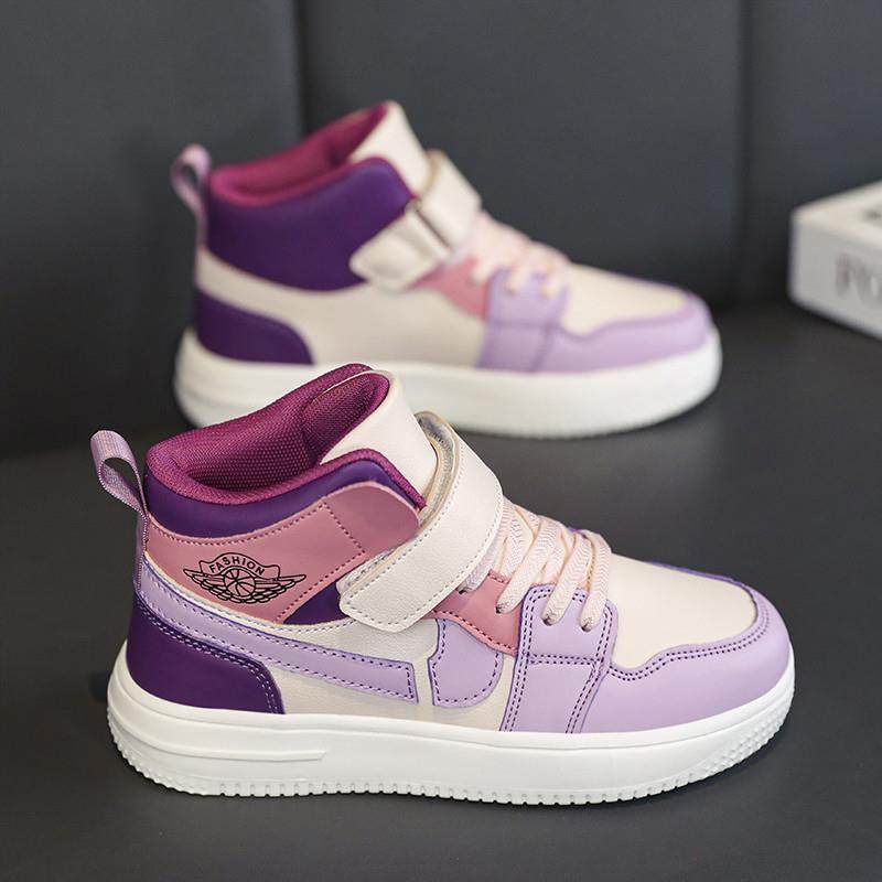 童鞋女童板鞋秋季2025新款高帮儿童鞋子中大童春秋潮牌女孩运动鞋,童鞋/婴儿鞋/亲子鞋,板鞋,淘宝优惠券,粉丝福利购,淘宝优惠卷