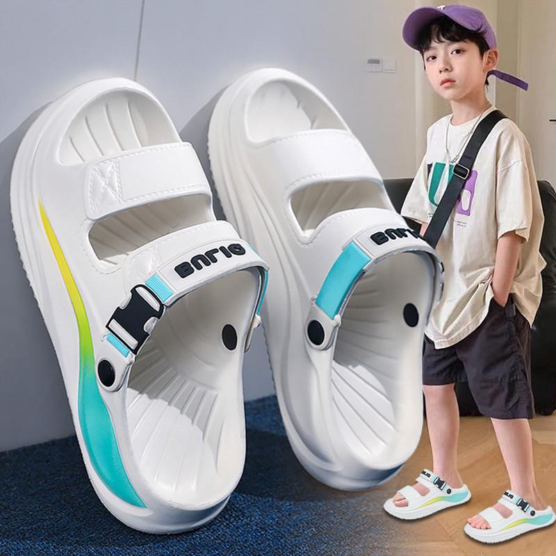 儿童凉拖鞋2025夏季新款软底两穿男童户外沙滩鞋厚底凉鞋