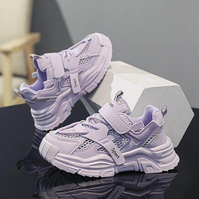 女童鞋运动鞋夏季2025新款网运动鞋