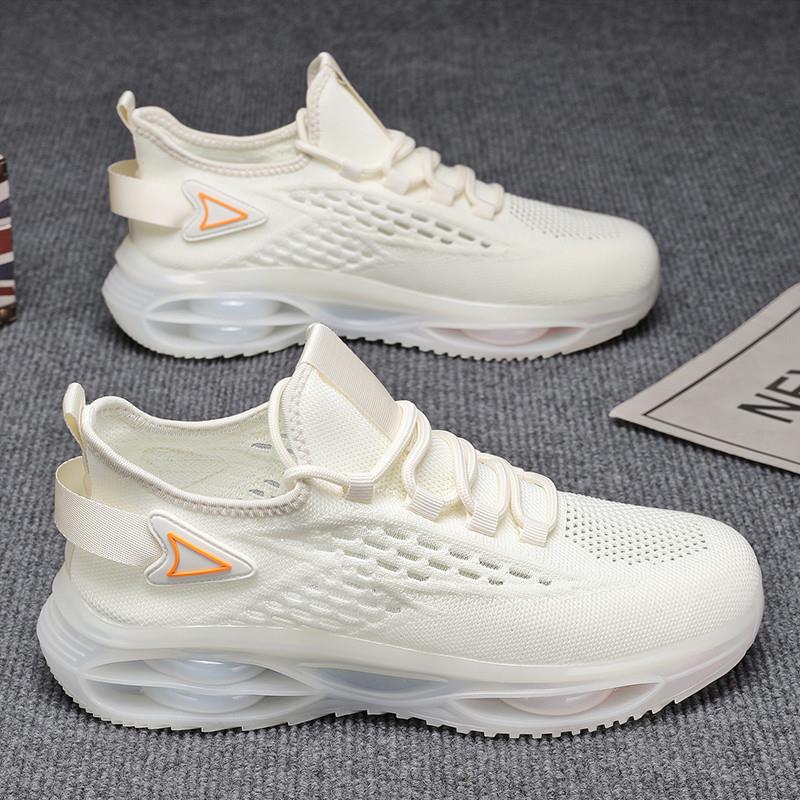 男鞋2025新款夏季青少年透气飞织网面鞋男款休闲运动跑步软底潮鞋