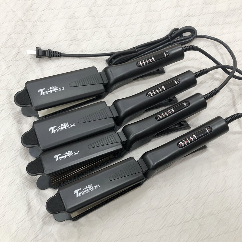 拓美达302拉直发直板夹板理发店蓬松606玉米须波浪板影楼直夹板