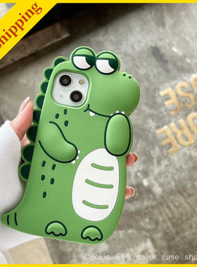 Cool Green crocodile iphone 11/12/13/14/15 pro max case 6/6S/7/8 plus  phone cover new X/XR casing