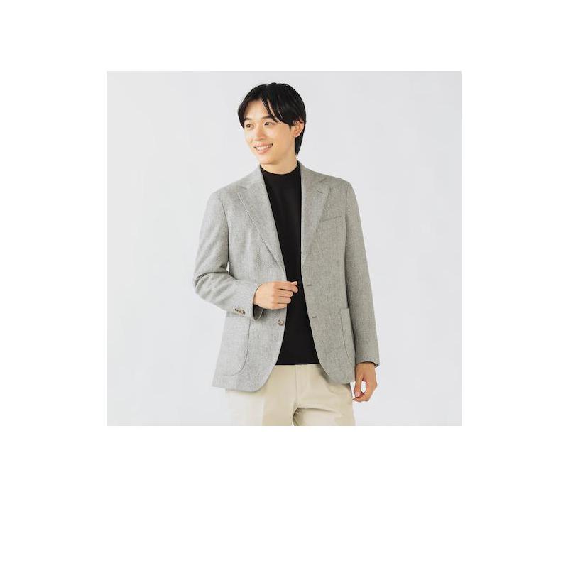 代购BEAMS男士夹克保暖防风羊毛混纺商务通勤外套爆款休闲