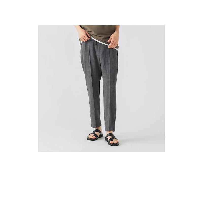 代购BEAMS男士休闲裤透气舒适棉质直筒办公休闲长裤百搭简约