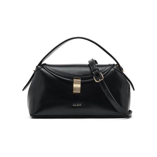 代购ALDO女士单肩包可调节肩带拉链闭合单层大容量防滑设计黑色