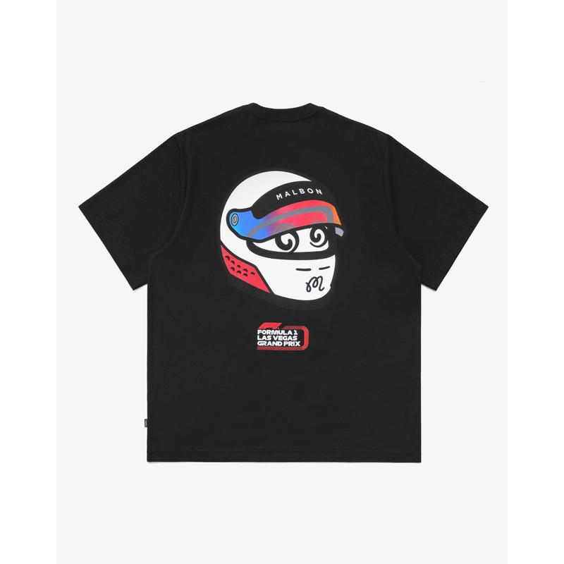 海外代购Malbon x F1 DRIVER BUCKETS男款高尔夫短袖