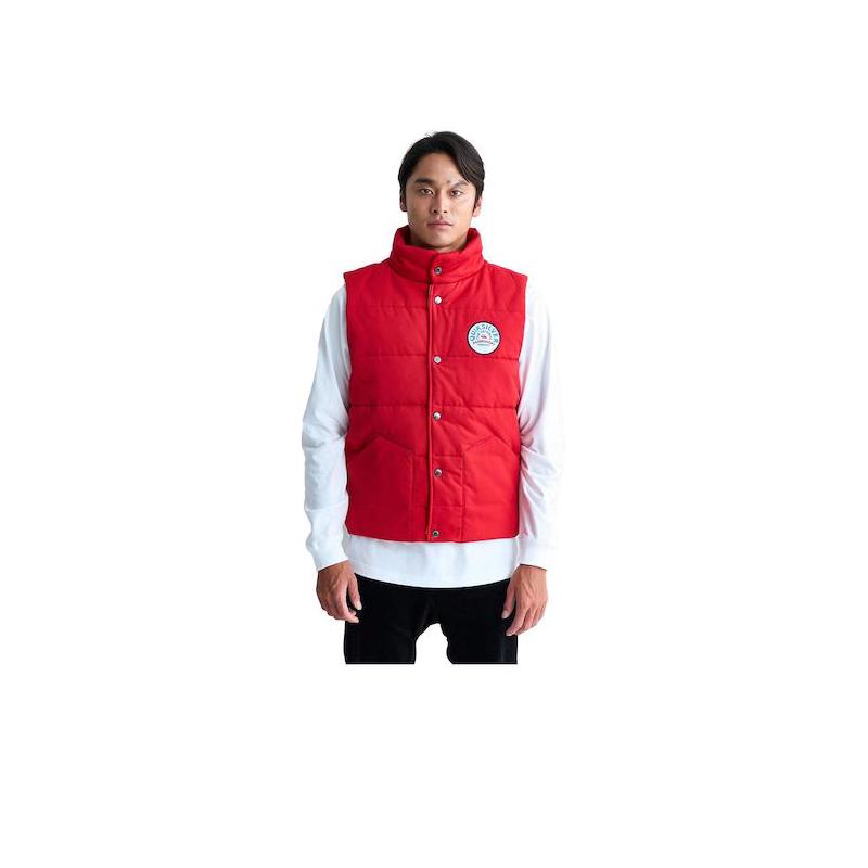 代购代购Quiksilver男士马甲保暖防风棉质加绒秋冬户外外套爆款