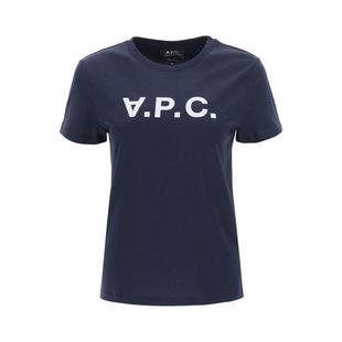 舒适流行女士经典 海外代购 A.P.C. 圆领夏季 T恤短袖 百搭常规款