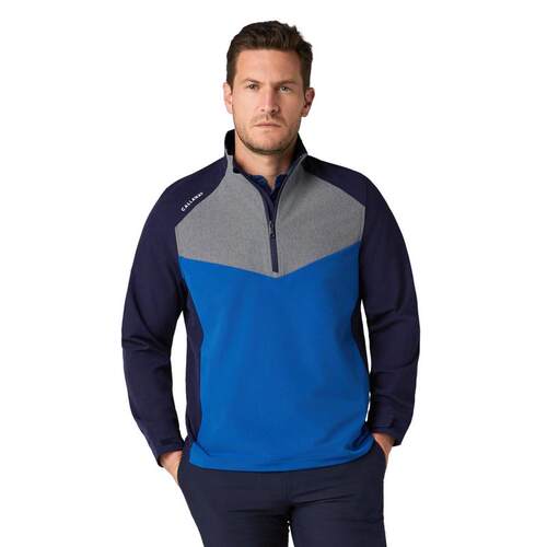 海外代购Callaway/卡拉威男士高尔夫上装防风防水聚酯纤维氨纶
