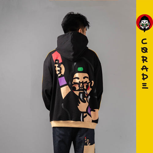 corade宝葫芦 红牌掌柜系列连帽卫衣 原创国潮情侣嘻哈青少年