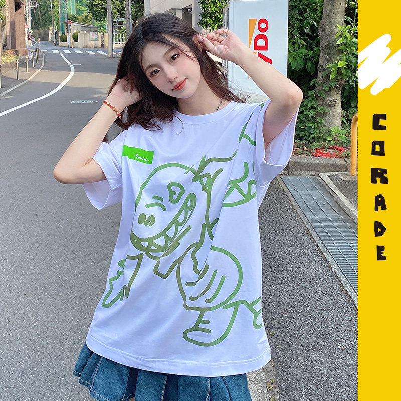 Corade．宝葫芦恐龙温感变色短袖
