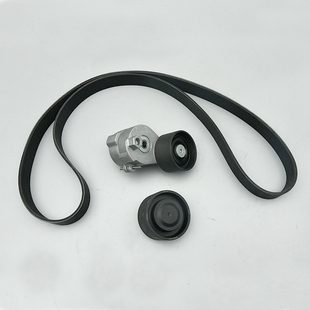 适用解放J6L涨紧器 道依茨发动机皮带 平惰轮汽车配件 风扇皮带