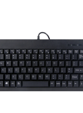 笔记本迷你PS2工业台式机外接小键盘USB有线巧克力超薄防水静音