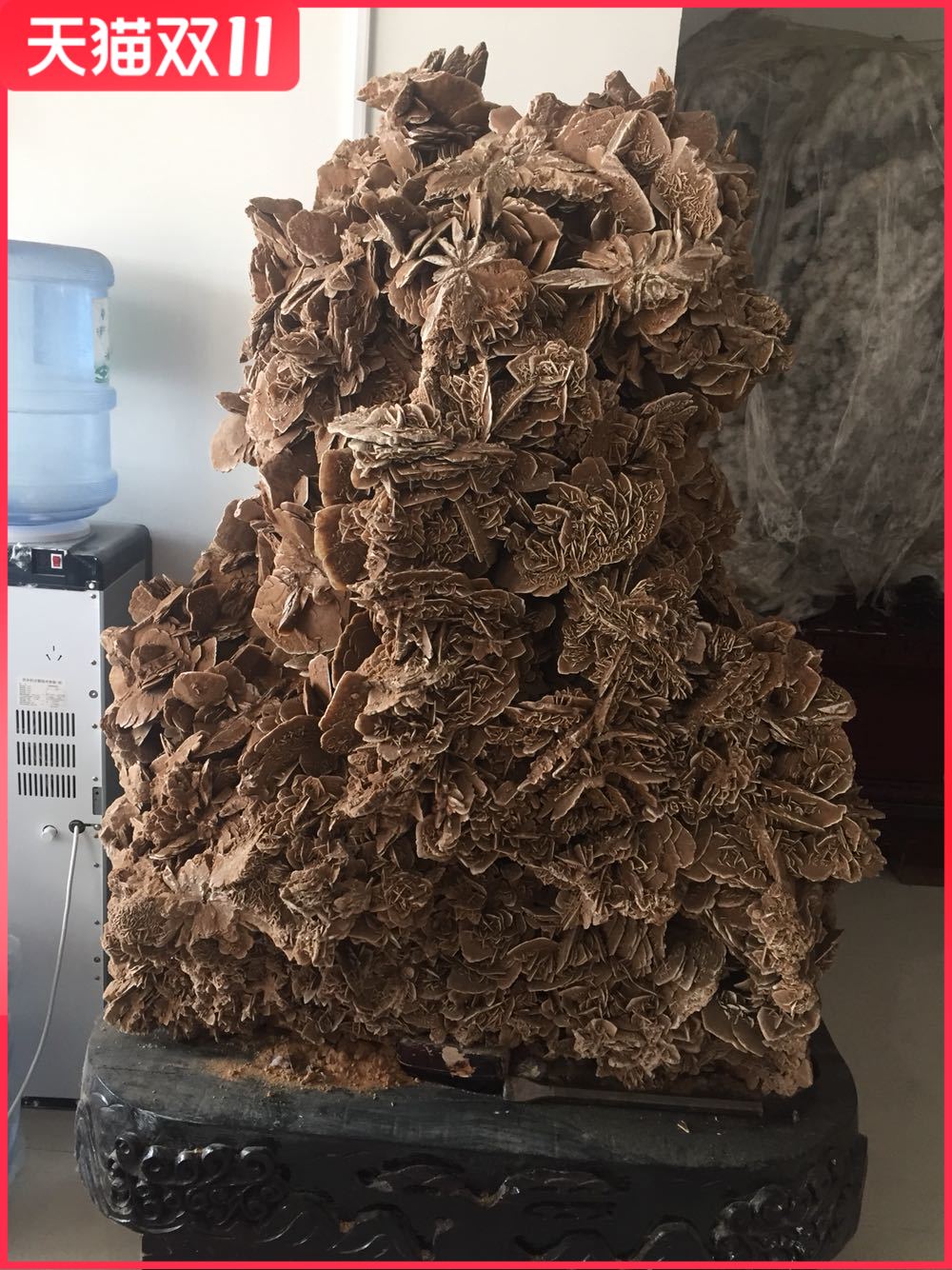 教学标本石头矿物晶体沙漠玫瑰