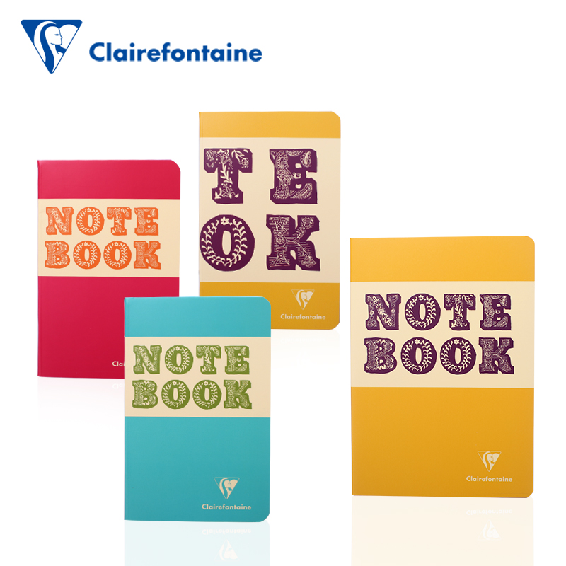 正品包邮法国clairefontaine克莱方丹限定款横线笔记本90克纸横格
