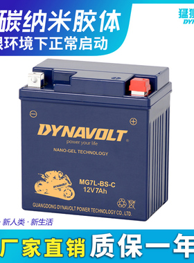 猛狮摩托车电瓶YTX7L-BS佳颖125汤浅YBR250优悦DIO踏板车电池汤浅