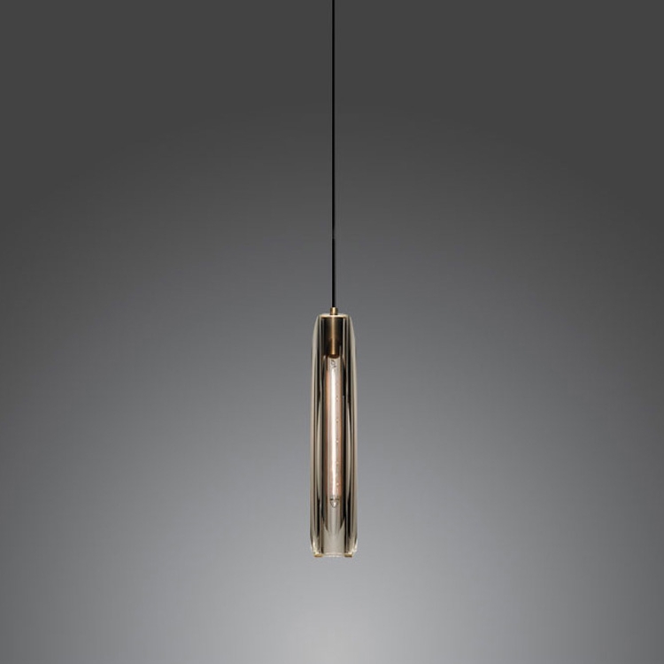 轻奢简约卧室床头水晶小吊灯