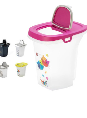 比利时进口Moderna主题宠物密封储粮桶猫狗存粮桶储粮罐6L