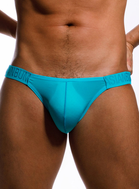 【拍3件69/5件99】Asianbum透气低腰性感提臀凸紧身三角高叉T字裤