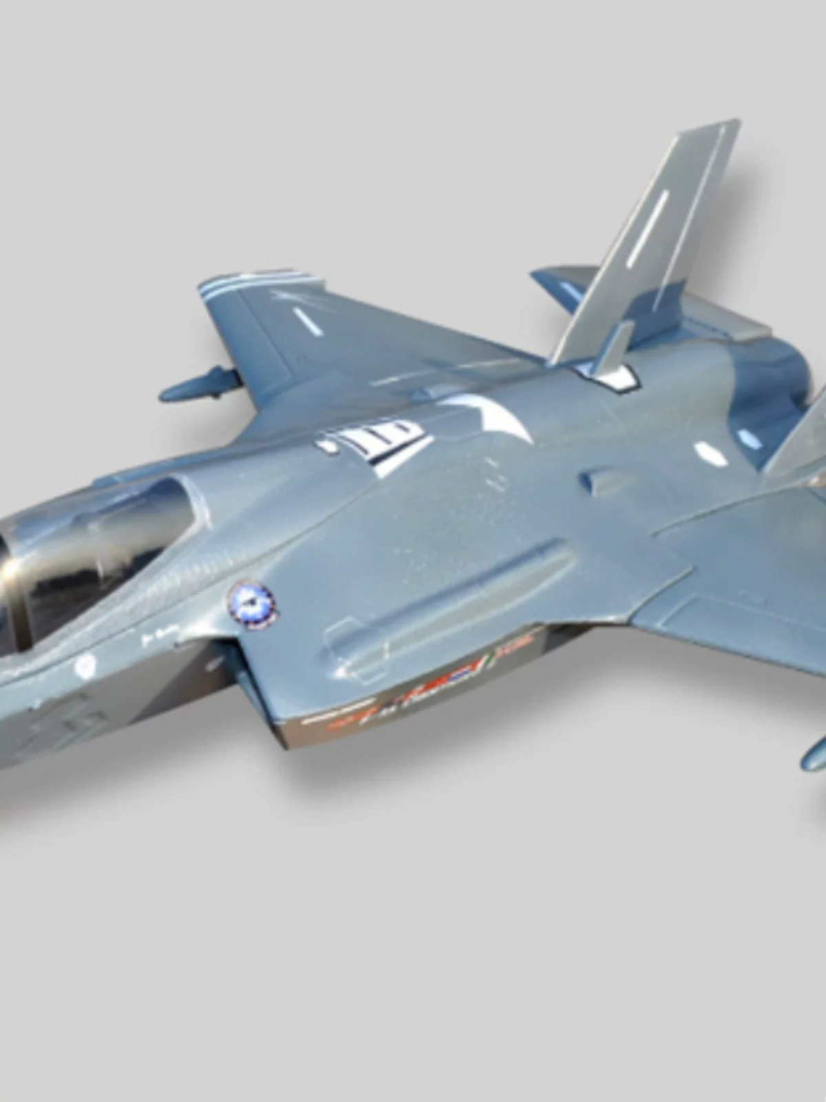Air duct, airplane with fixed wing, fighter, remote control