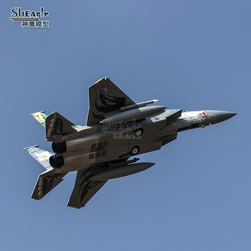 64mm 双涵道f15固定翼模型航模电动遥控航模飞机 战斗机 像真高速