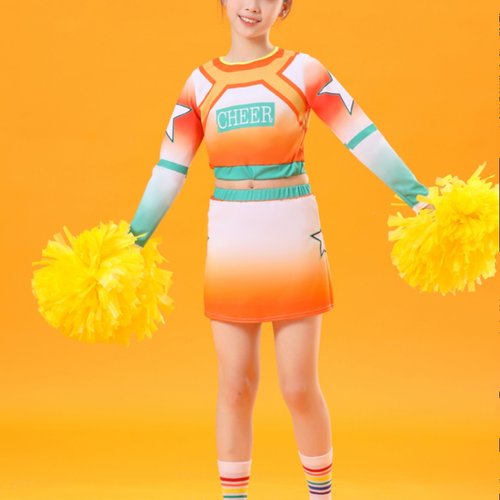 团体拉拉队演出服啦啦操新款促销