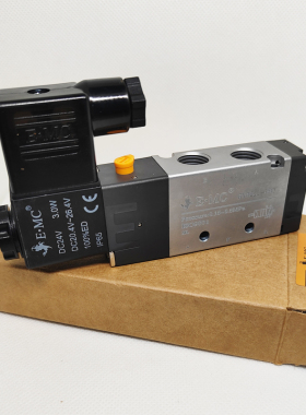 RV5221-08Q E4 DC24V电磁阀E·MC亿太诺二位五通气阀AC220V控制阀