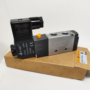 DC24V电磁阀E·MC亿太诺二位五通气阀AC220V控制阀 RV5221 08Q