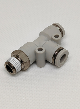 PED4M5亚德客PED6M5/01/02/03/04T型侧螺纹三通接头PED8/ped10/12