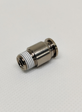 BPOC401亚德客全金属圆螺纹直通M5接头BPOC6/8/10/12-01/02/03/04