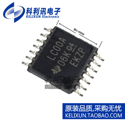 全新原装进口 SN74LVC00APWR 栅极/逆变器 丝印LC00A TSSOP14正品