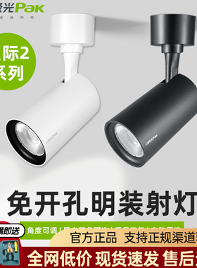 三雄极光led射灯星际吸顶式壁画明装led轨道灯商铺专用服装店家用