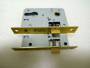 房间门锁 卧室门锁 房间门锁体125mm长 小50锁体小50铁锁体铜锁体